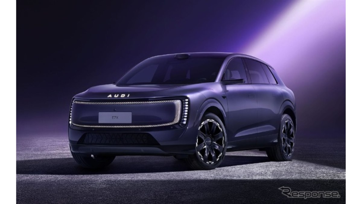中国専用「AUDI」第2弾、『E7X』は全長5m超の電動SUV…北京モーター