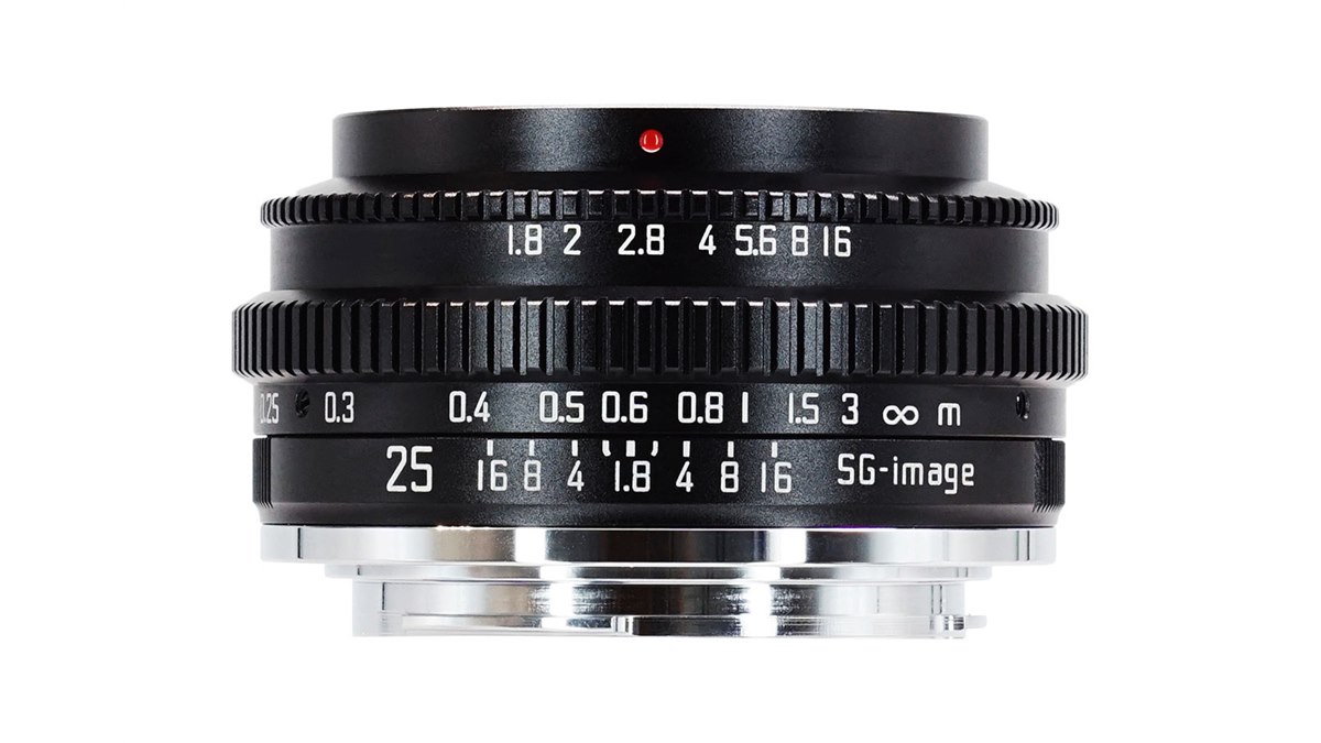 12,000円、APS-C用のマニュアルフォーカス単焦点レンズ「SG-image 25mm