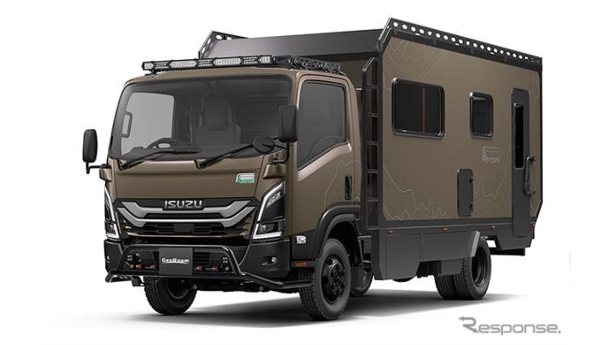 いすゞがキャンピングカー専用シャシーにワイドキャブロング追加 