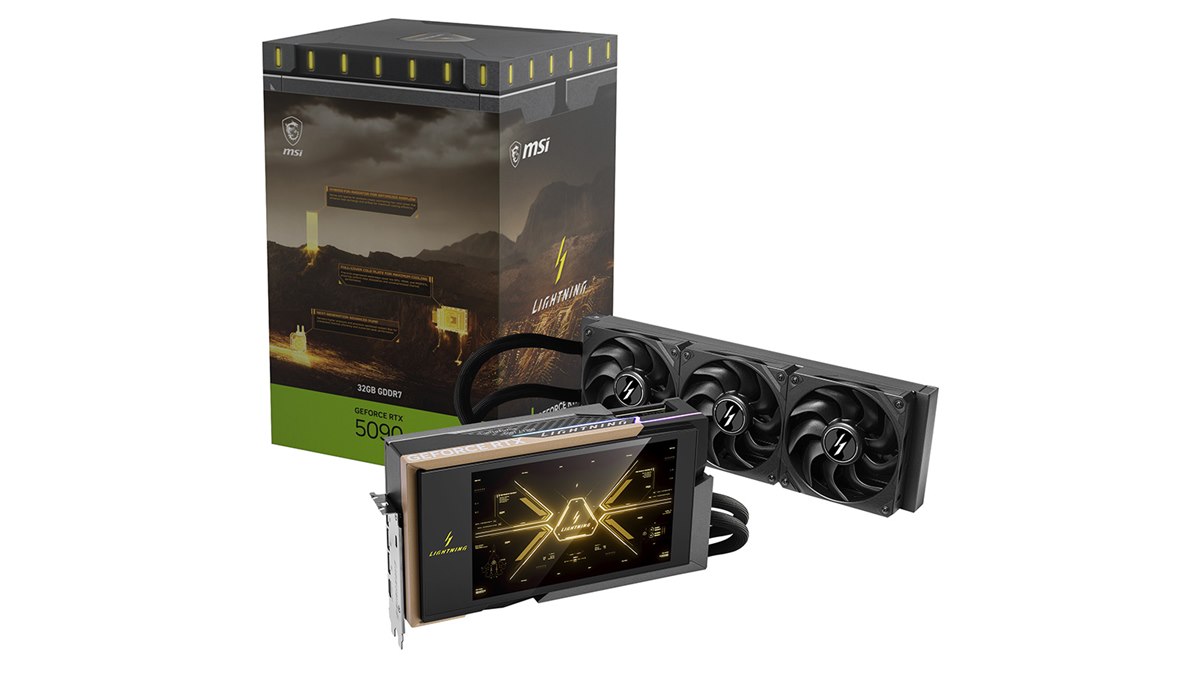 MSI、水冷クーラーを採用したビデオカード「GeForce RTX 5090 32G