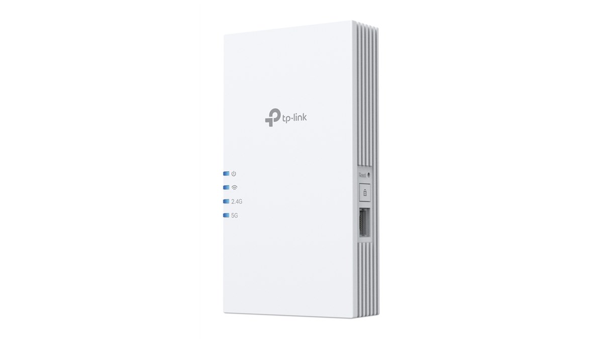 TP-Link、アンテナ内蔵型を採用したデュアルバンドWi-Fi 7中継器