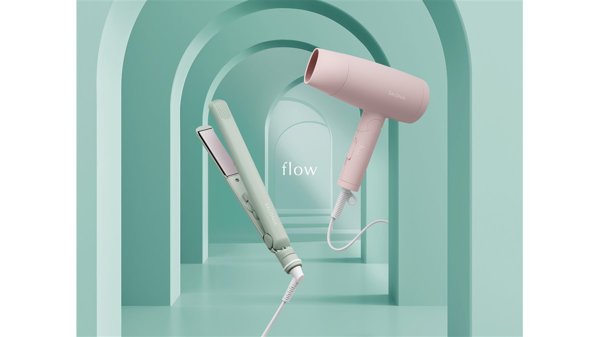 SALONIA、ヘアドライヤー・ヘアアイロンの2026年春夏限定カラー「flow