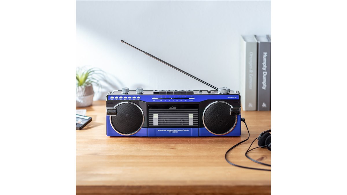 サンワサプライ、80年代レトロデザインのBluetooth搭載ラジカセに新色