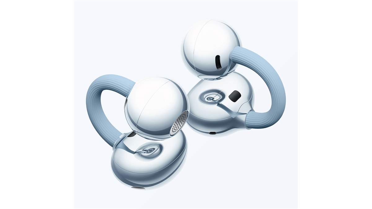 ファーウェイ、液体シリコーンを採用したイヤーカフ型イヤホン「HUAWEI