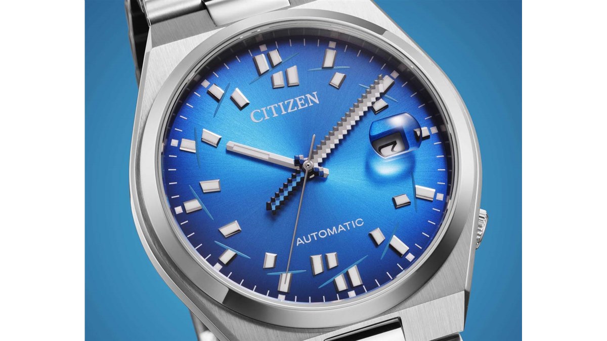 時計 TSUYOSA NJ0157-81 seconde TSUYOSA x seconde/seconde/ Blue Dial Stainless Steel Bracelet