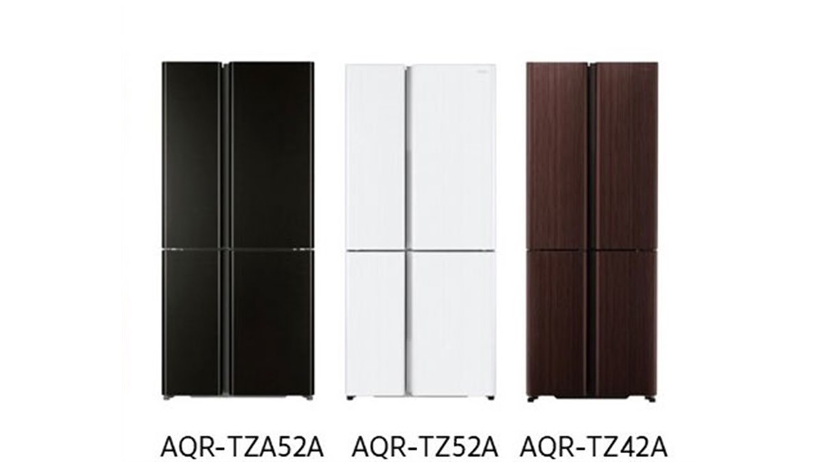 AQUA、スマホ連携に対応した515L/518Lの4ドア冷凍冷蔵庫「TZシリーズ