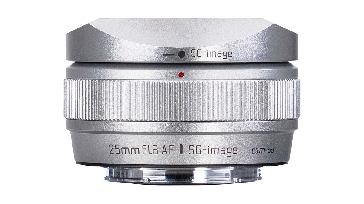 レンズ(単焦点) SG-image AF 25mm F1.8 ピントリングのカラーが選べる単焦点レンズ「SG-image AF 25mm F1.8