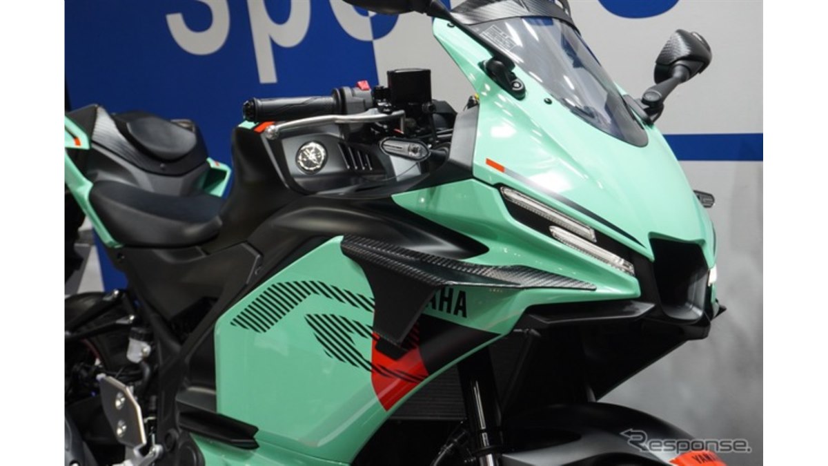 斬新な“ライトグリーン”のヤマハ『YZF-R3』『YZF-R25』発売へ、「Y2K