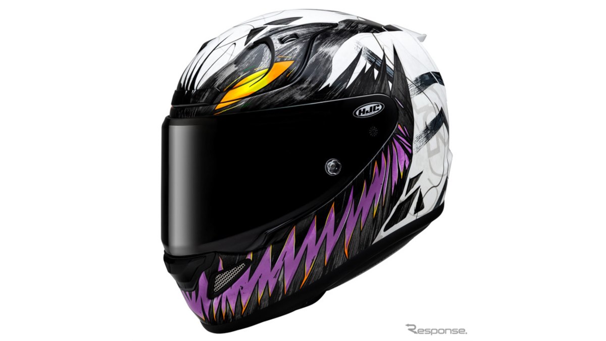 アンチヴェノム」がフルフェイスヘルメットに、HJC『RPHA 12 アンチ