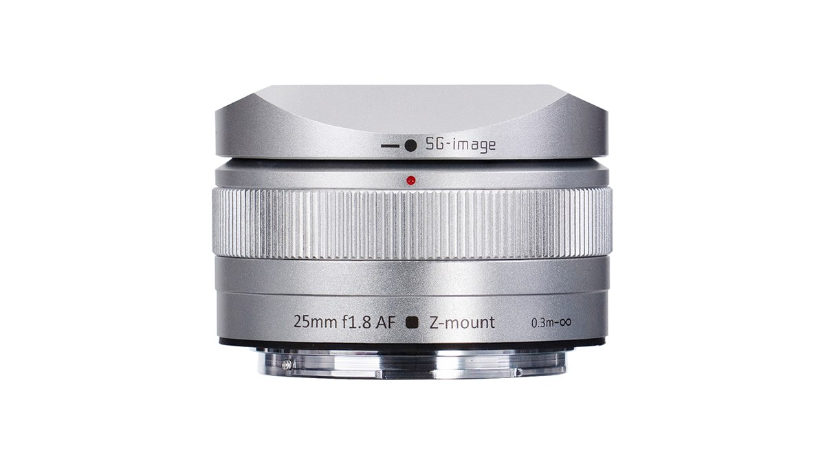 SG-image、ニコンZマウント対応のAPS-C用大口径広角レンズ「AF 25mm F1