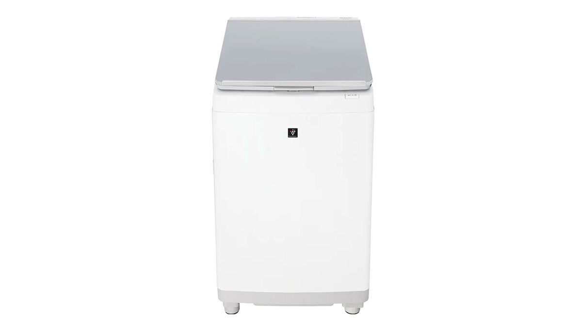 シャープ、内フタなし設計を採用したタテ型洗濯乾燥機の洗濯11kg/乾燥