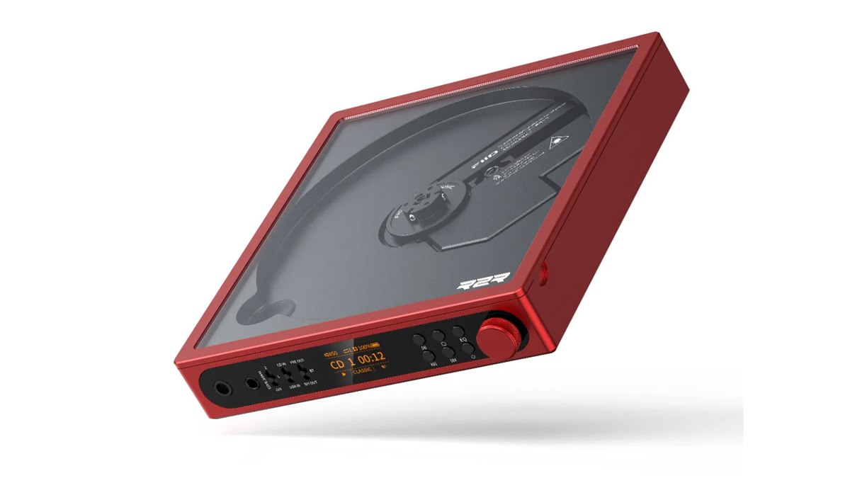 FIIO DM15 R2R DAC青歯送信機能CD再生機 専用純正ケースセット FIIO、 R2R DACとUSB DAC機能も搭載したポータブルCDプレーヤー「DM15