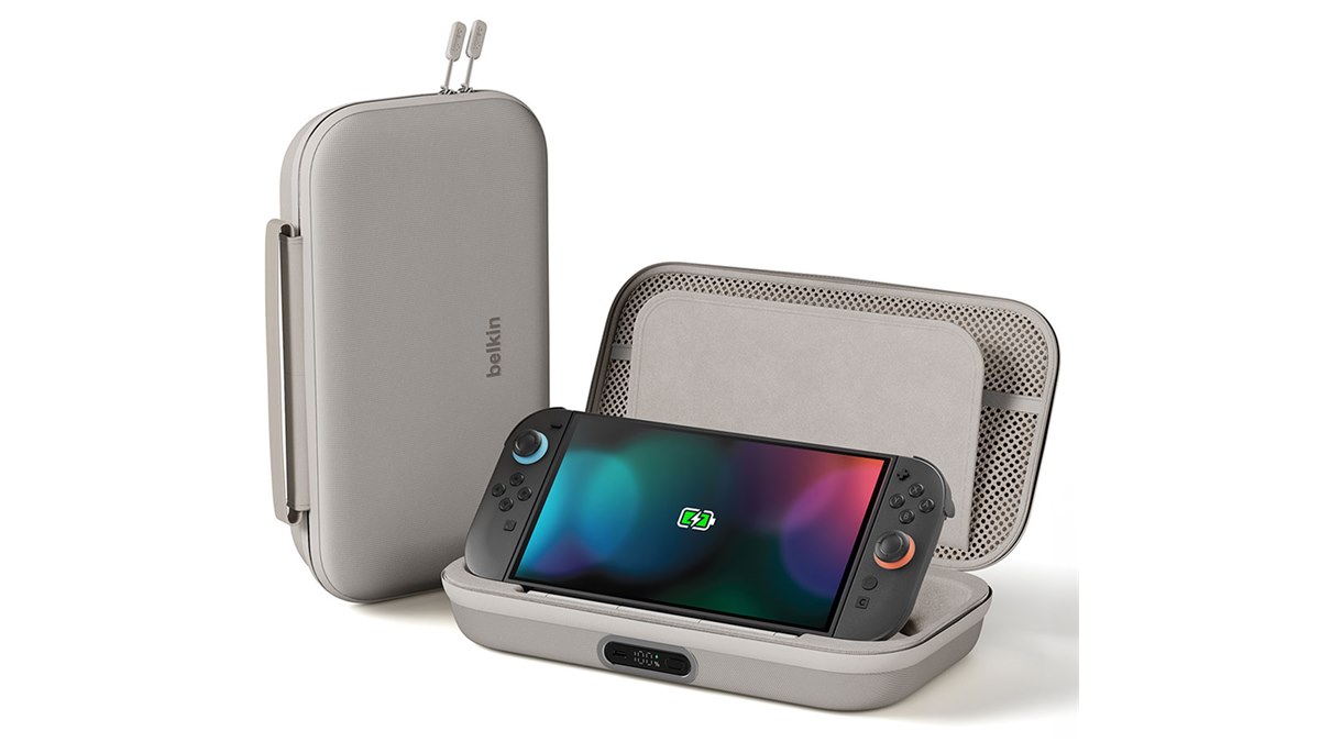 ベルキン、Switch 2用モバイルバッテリー内蔵ケース「Gaming Switch 2