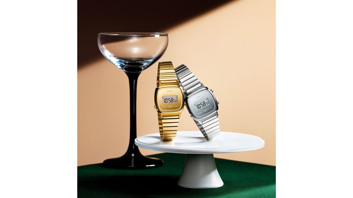 カシオ、CASIO CLASSICから蒸着処理のワントーンが美しいミニマルな
