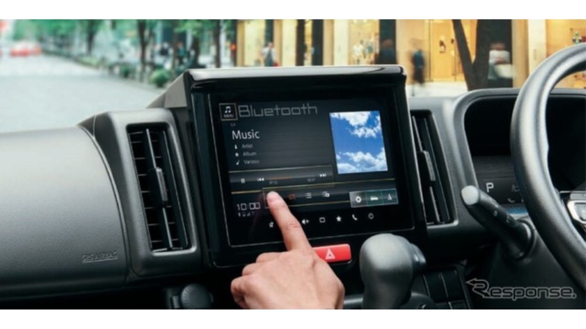 AT506 スズキ エブリイDA64VW カーオーディオ 9インチCarplay スズキ「エブリイ／エブリイワゴン」、パイオニアの9インチHDカーナビ