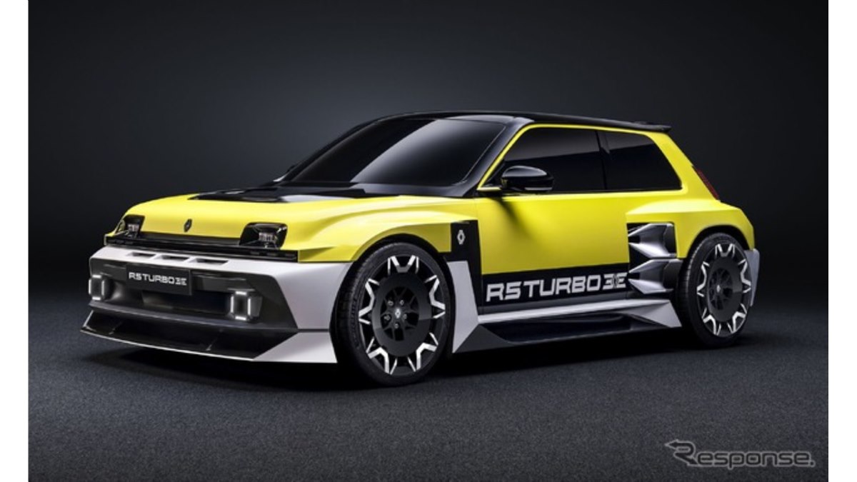 ルノーのスポーツEV「5 Turbo 3E」、エクセディのインホイールモーター