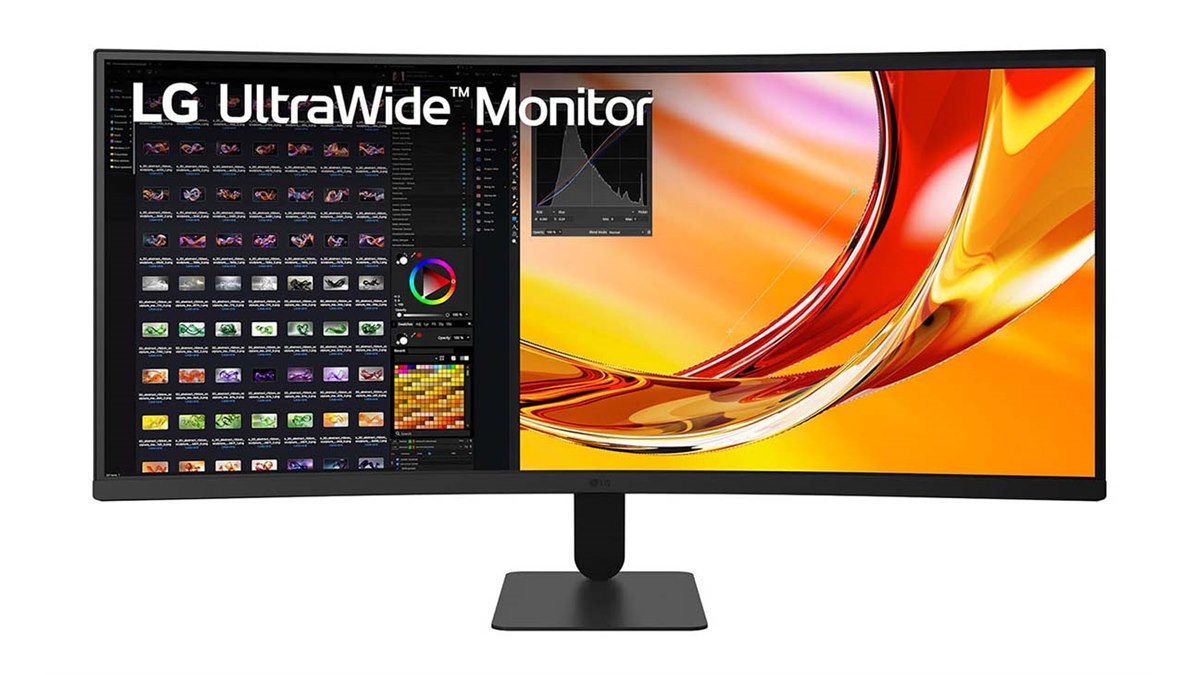 LG、120Hz駆動に対応した34型曲面ウルトラワイドディスプレイ「34U601B