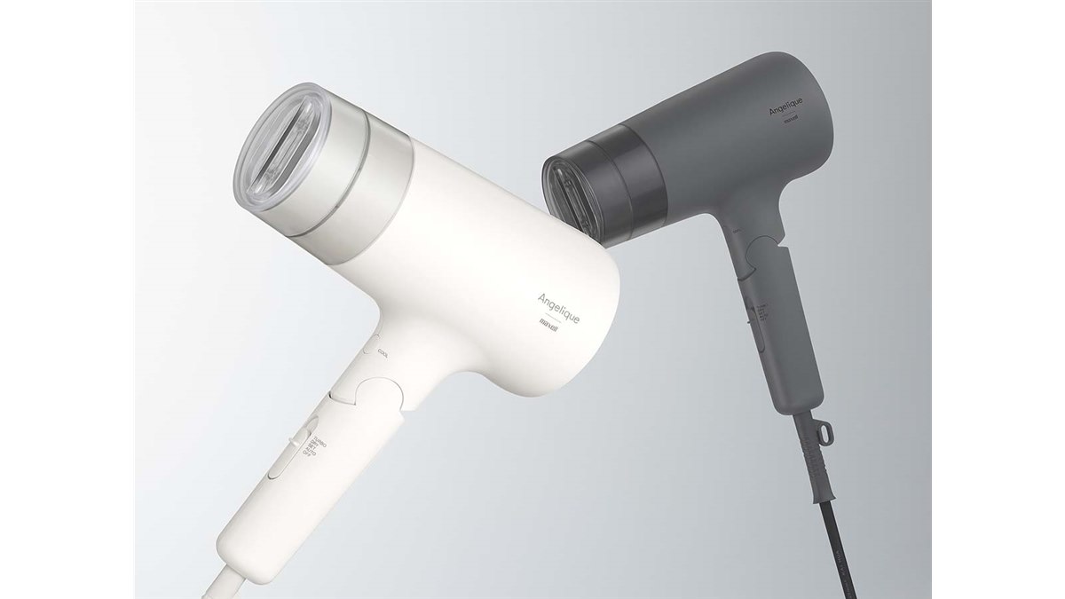 マクセル、プラズマイオンを搭載した「Angelique」ヘアドライヤー
