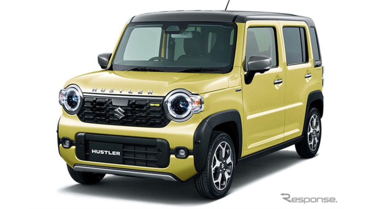 スズキ『ハスラー』に改良新型、新グリルで表情一新…159万9400円から