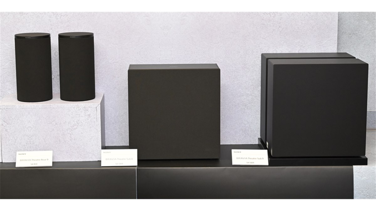 SONYスピーカー　サブウーハー　セット ソニー、デュアル対向ドライバー構成を採用したサブウーハーなど新型