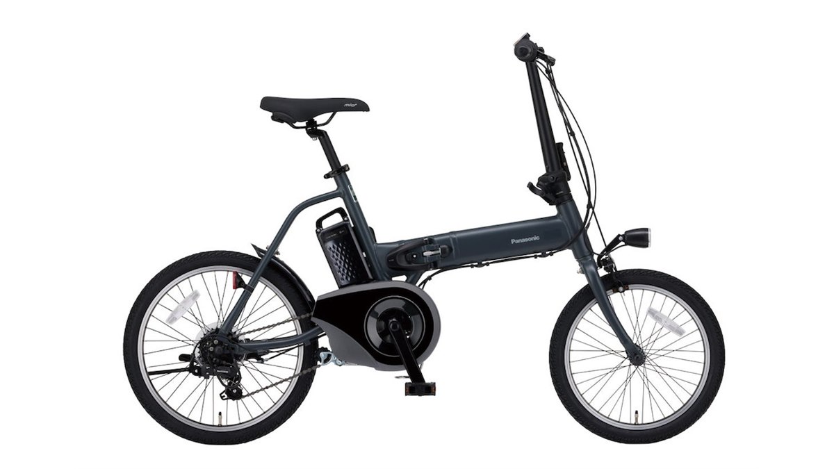パナソニック、約800gの軽量化を図った折りたたみ電動アシスト自転車