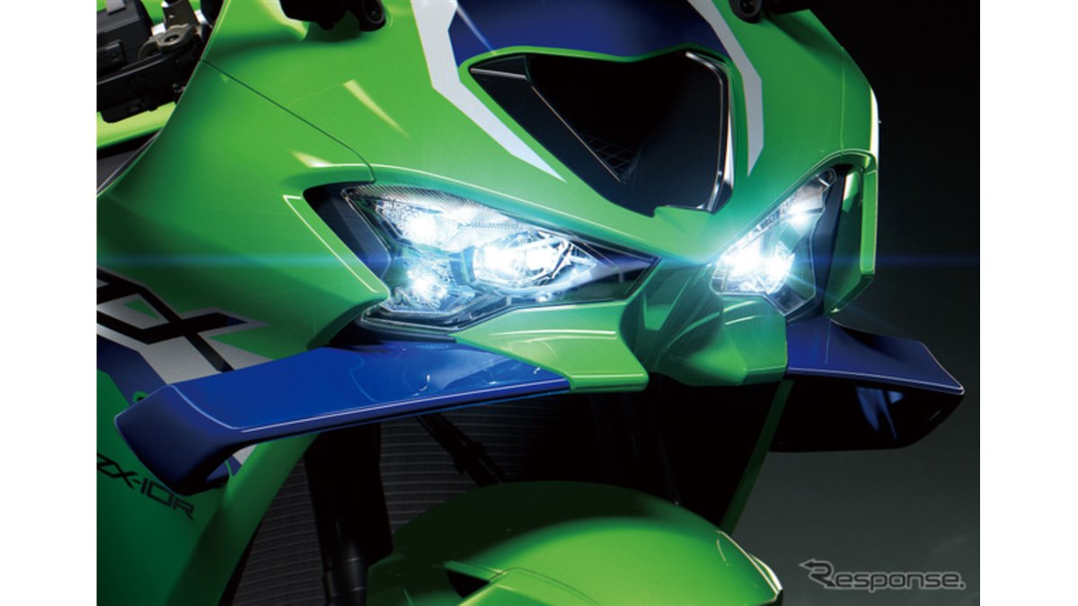大型ウイングレットを新採用、新型カワサキ『Ninja ZX-10R』発売 248万