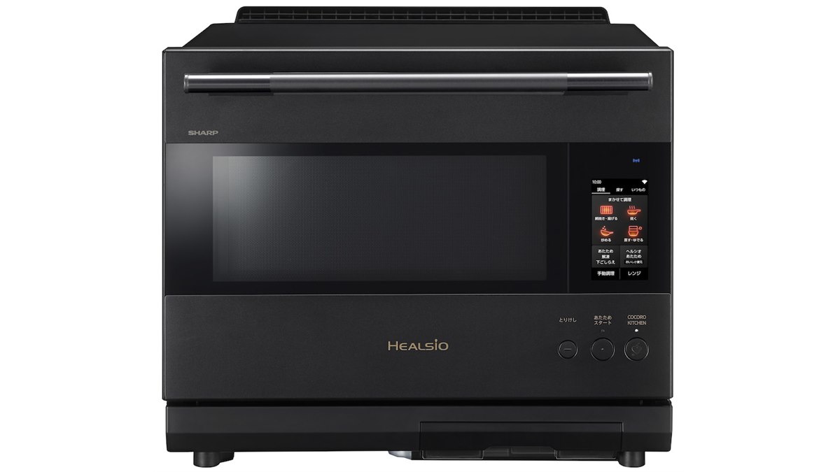 シャープ　ヘルシオ　2022年製 シャープ、生成AIでレシピを自動で生成できる過熱水蒸気オーブンレンジ
