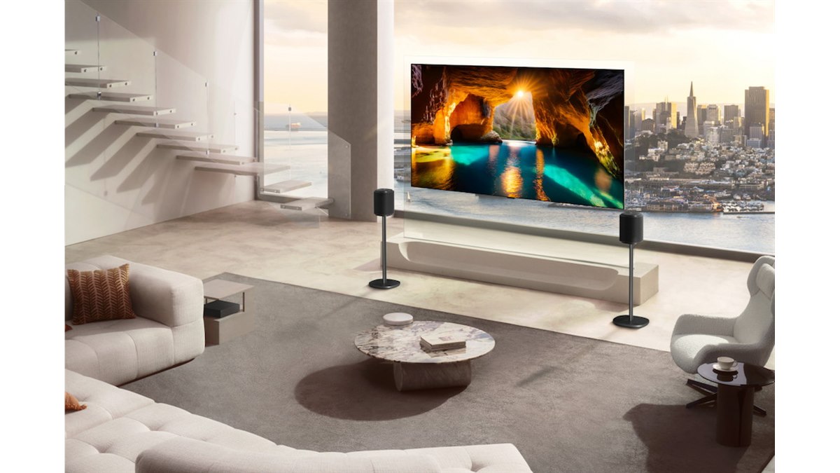 有機ELテレビ LG、厚さ1cm未満の薄型＆ワイヤレスを採用した83V型4K有機ELテレビ「LG