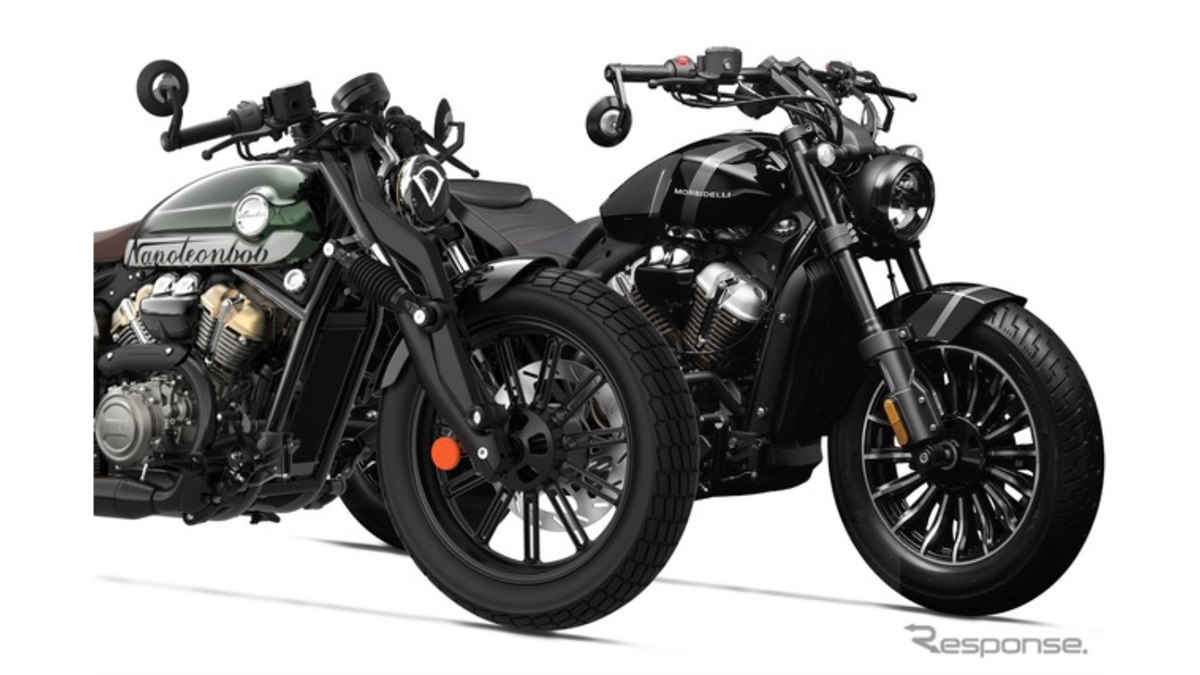 プロト、ベンダ 『ナポレオンボブ250』とモルビデリ『C252V』の日本