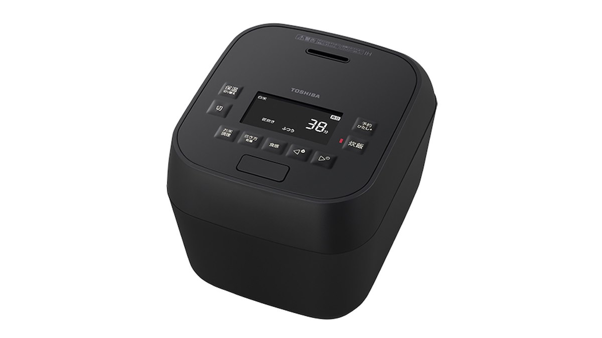 TOSHIBA RC-6MGX 3.5合 小容量真空圧力IH炊飯 東芝、小容量で高火力な真空圧力IHジャー炊飯器の3.5合炊きモデル「RC