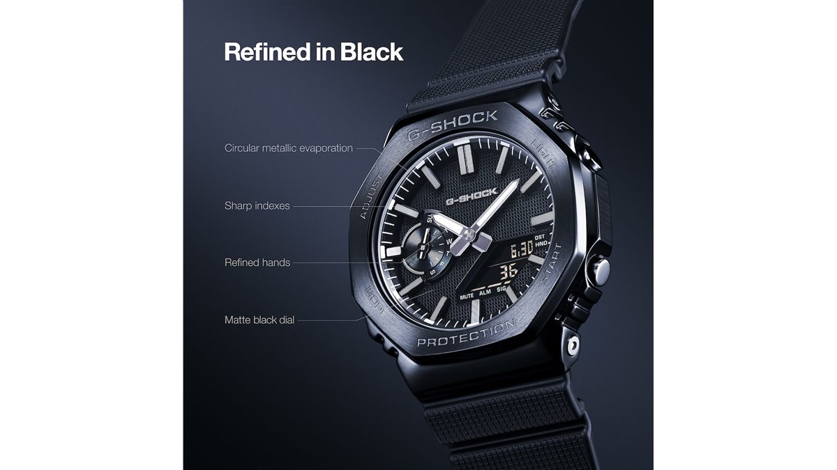 カシオ、G-SHOCK「2100」の上品な黒モデル「LUXE BLACK」 - 価格.com