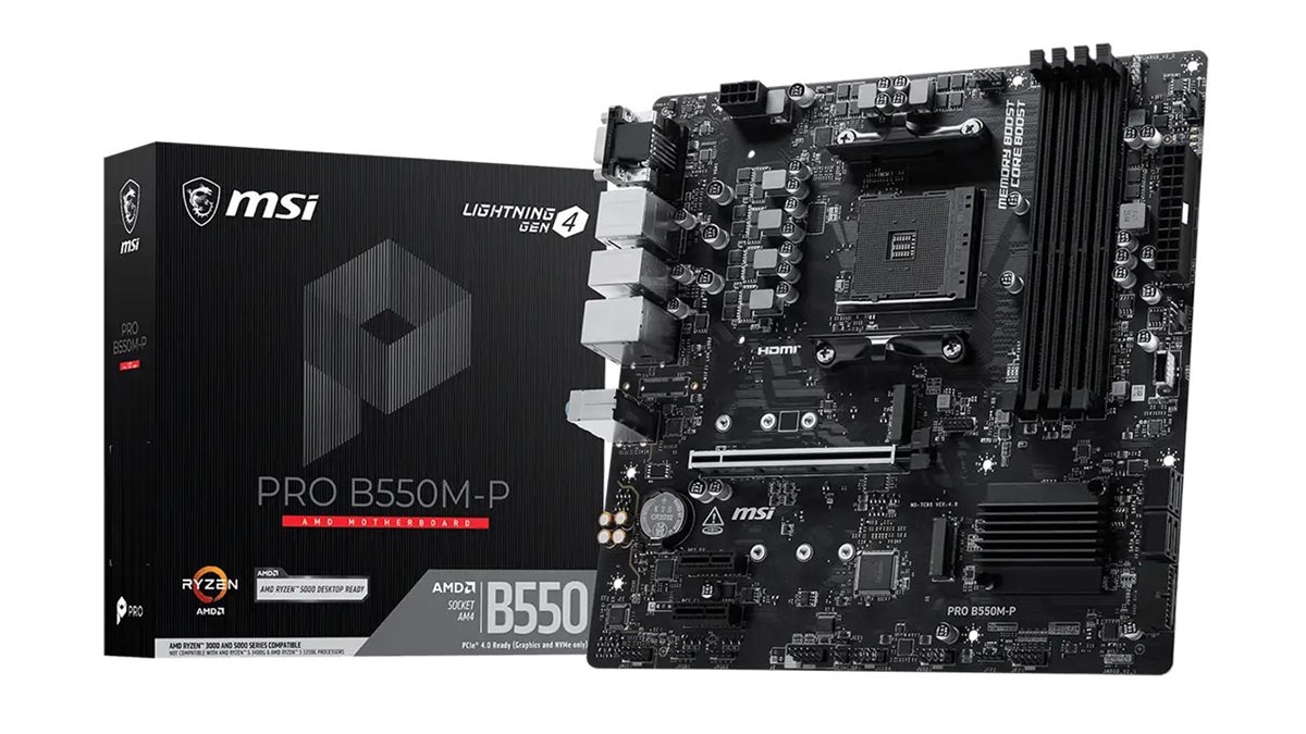 MSI、DDR4メモリーに対応した「AMD B550」を搭載するMicroATX