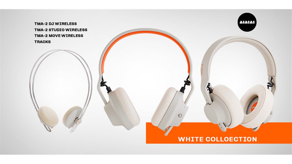AIAIAI、ヘッドホン「TMA-2」「Tracks」にピュアホワイトのカラーを