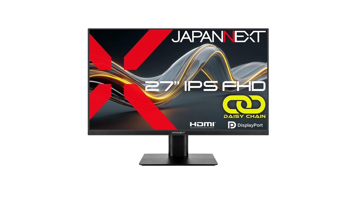 JAPANNEXT、デイジーチェーン対応の27型液晶モニター「JN-IPS27F-D