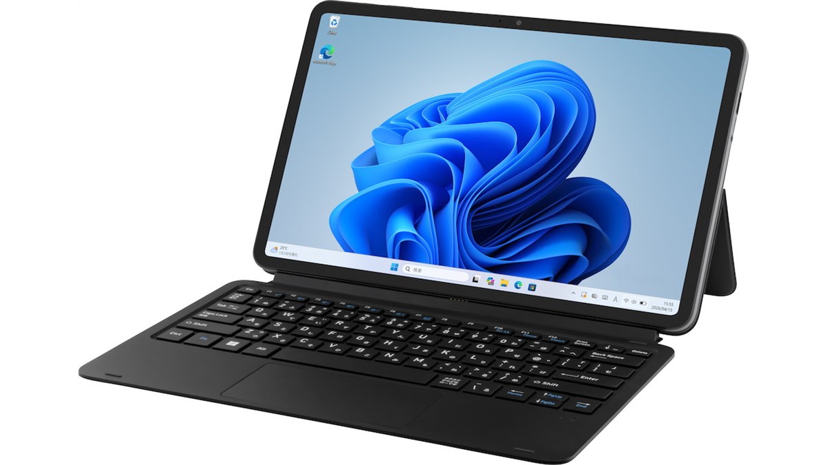 aiwa、キーボード着脱式の11.97型2in1 Windowsタブレット「aiwa tab