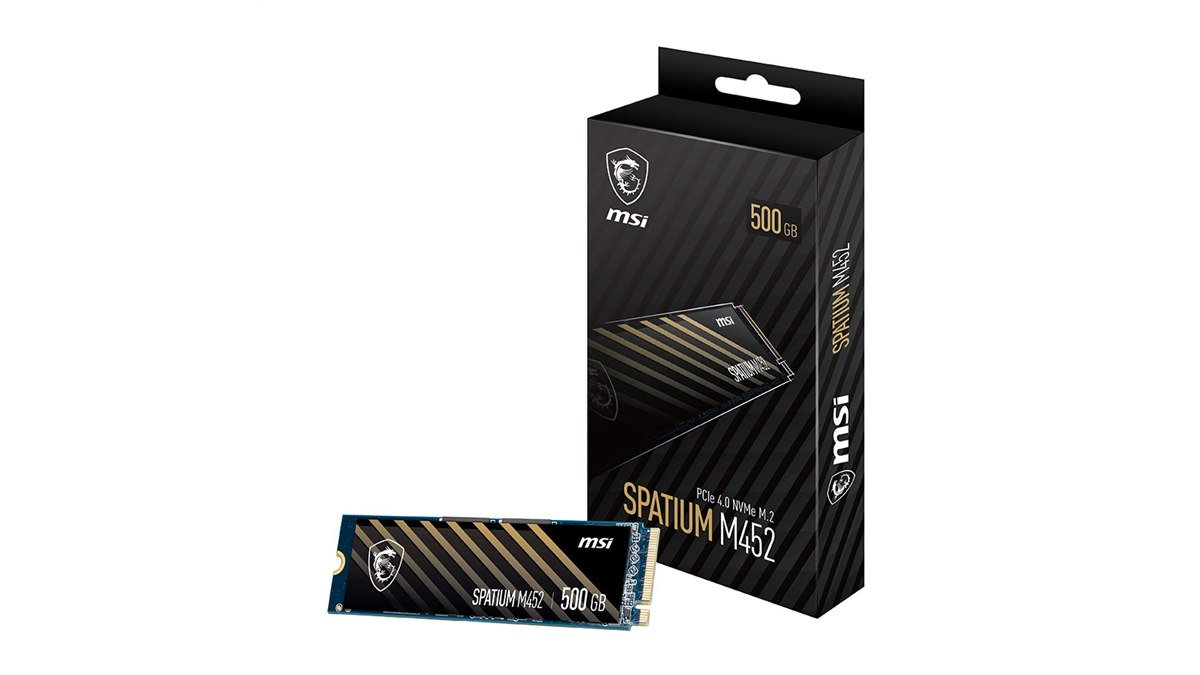 MSI、リード最大3600MB/sでPCIe 4.0対応M.2 SSD「SPATIUM M452」の