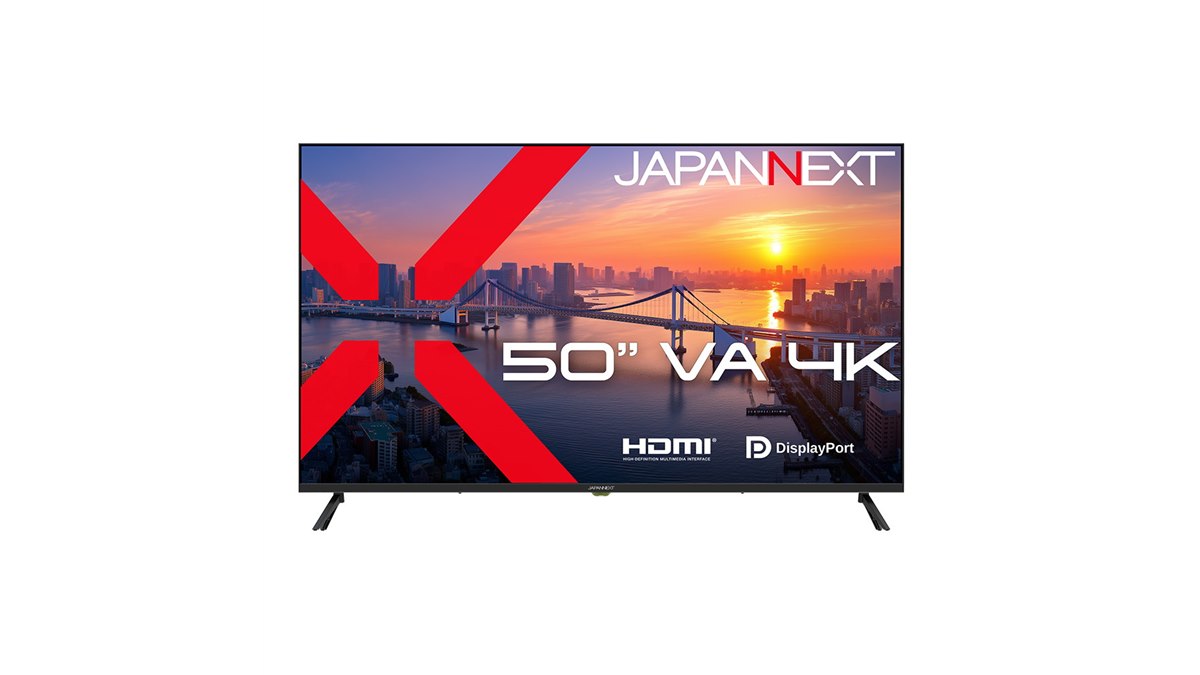 【2026年1月中旬購入】JAPANNEXT 50インチ 4K UHD モニター JAPANNEXT、4K解像度対応の50型VA液晶モニター「JN-V50U」 - 価格.com