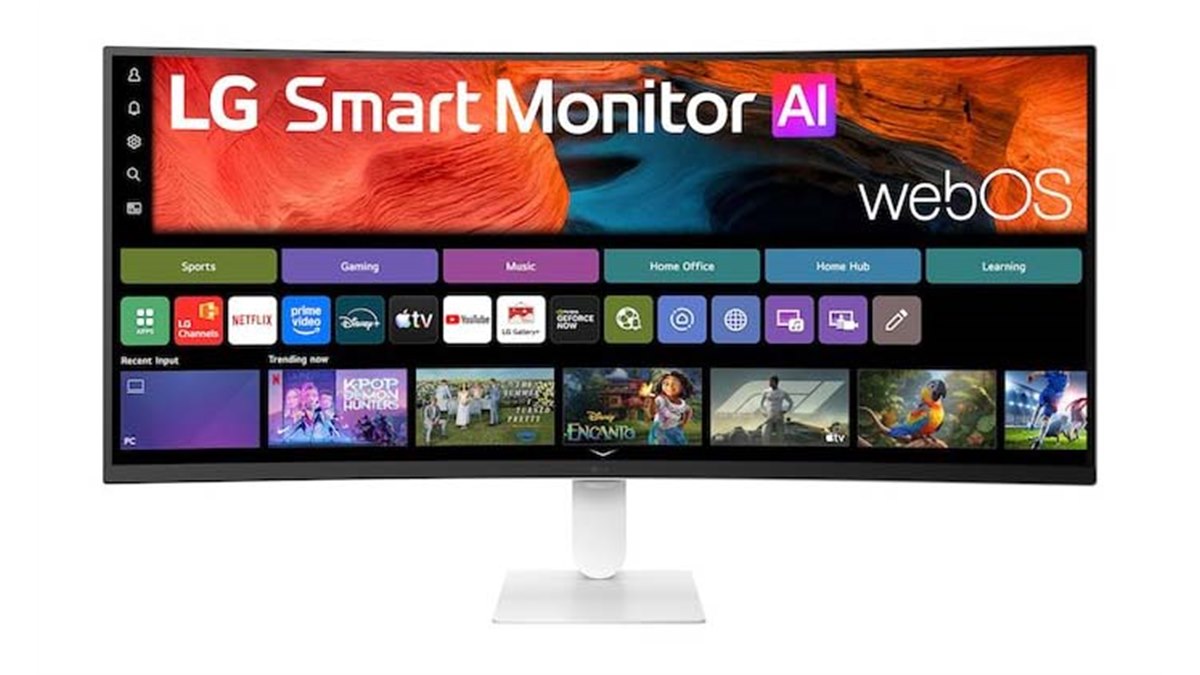 LG スマートモニター 本体 LG、144Hz駆動の34型曲面ウルトラワイドスマートモニター「LG Smart