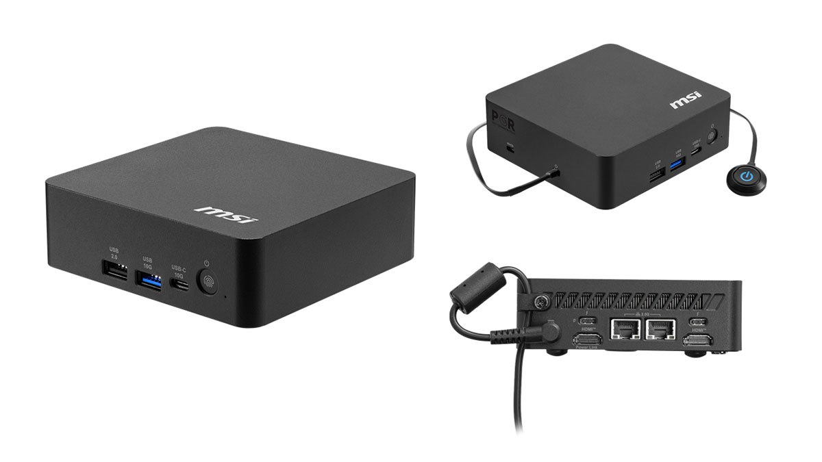 MSI、「Core Ultra 5 322」を搭載した手のひらサイズPC「Cubi NUC AI+