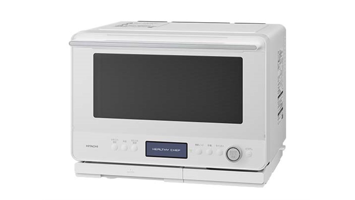 日立、Wスキャン搭載の過熱水蒸気オーブンレンジ「ヘルシーシェフ MRO