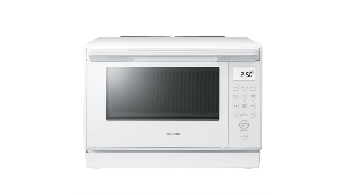 東芝、ワイド＆フラット庫内を採用した角皿式スチームオーブンレンジ