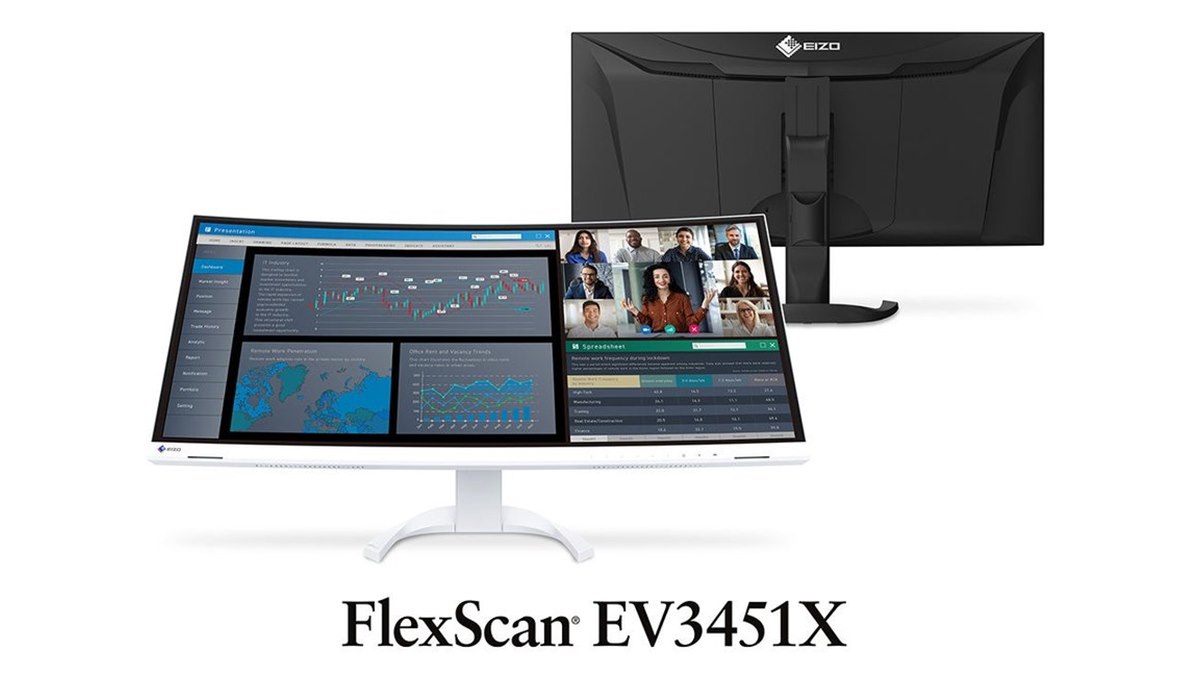 EIZO、世界初の7年間標準保証が付いた34.1型曲面ウルトラワイド液晶