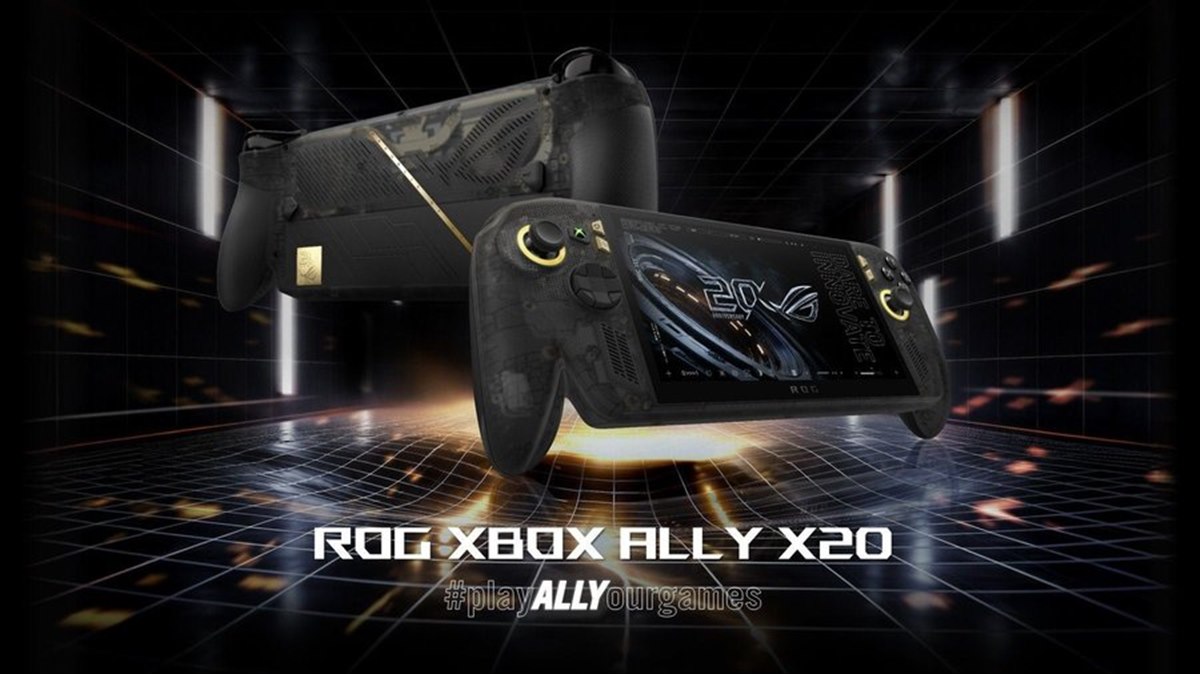 ASUS、ROGブランド設立20周年記念のポータブルゲーム機「ROG XBOX Ally