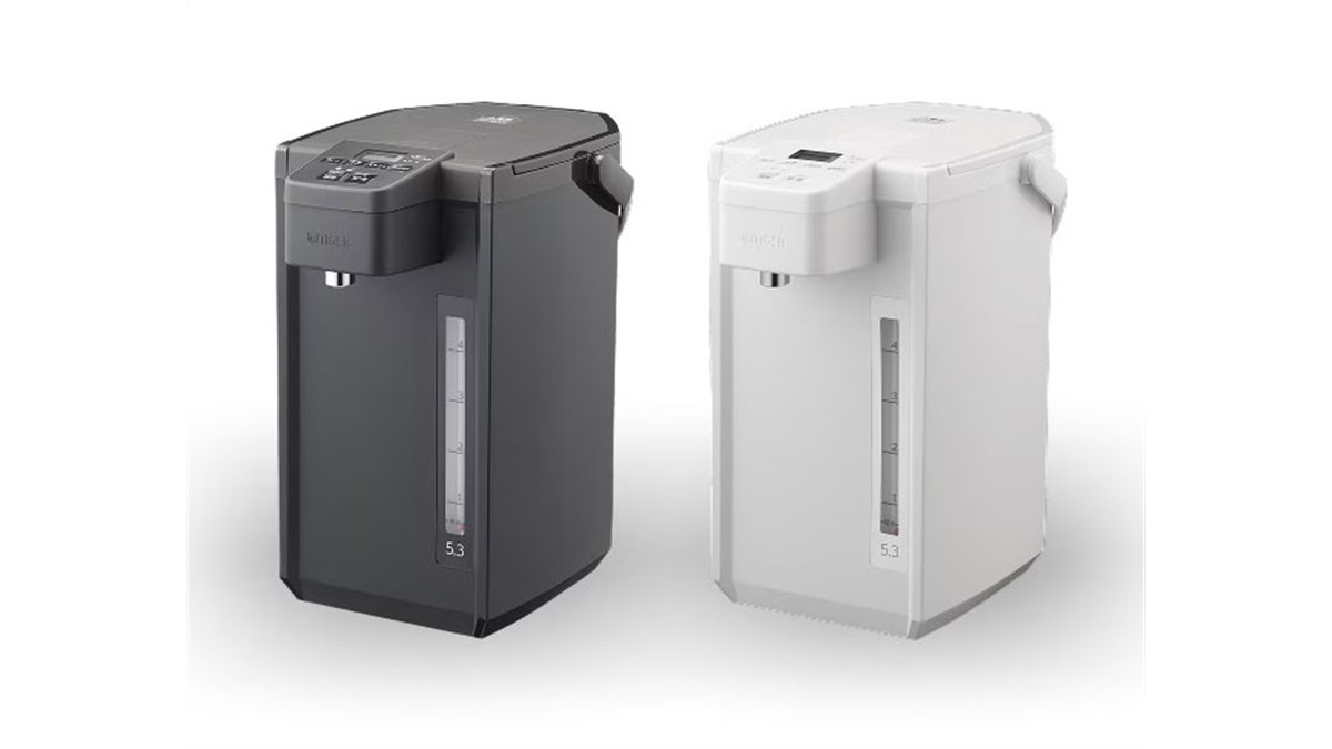 タイガー、4段階の保温設定を備えた大容量5.3Lのマイコン電動ポット