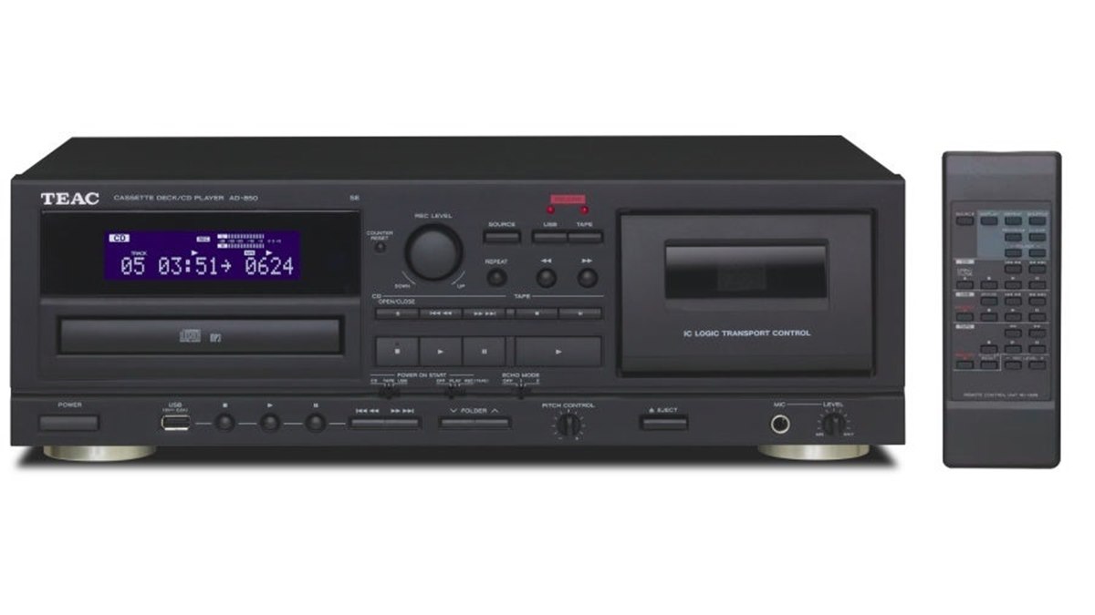 TEAC、カセットデッキ/CDプレーヤー「AD-850-SE」にストア限定ブラック