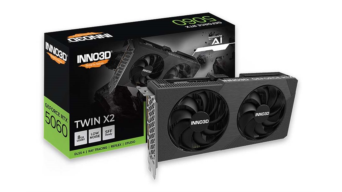 INNO3D、デュアルファン搭載の「GeForce RTX 5060 TWIN X2 V2」 - 価格.com