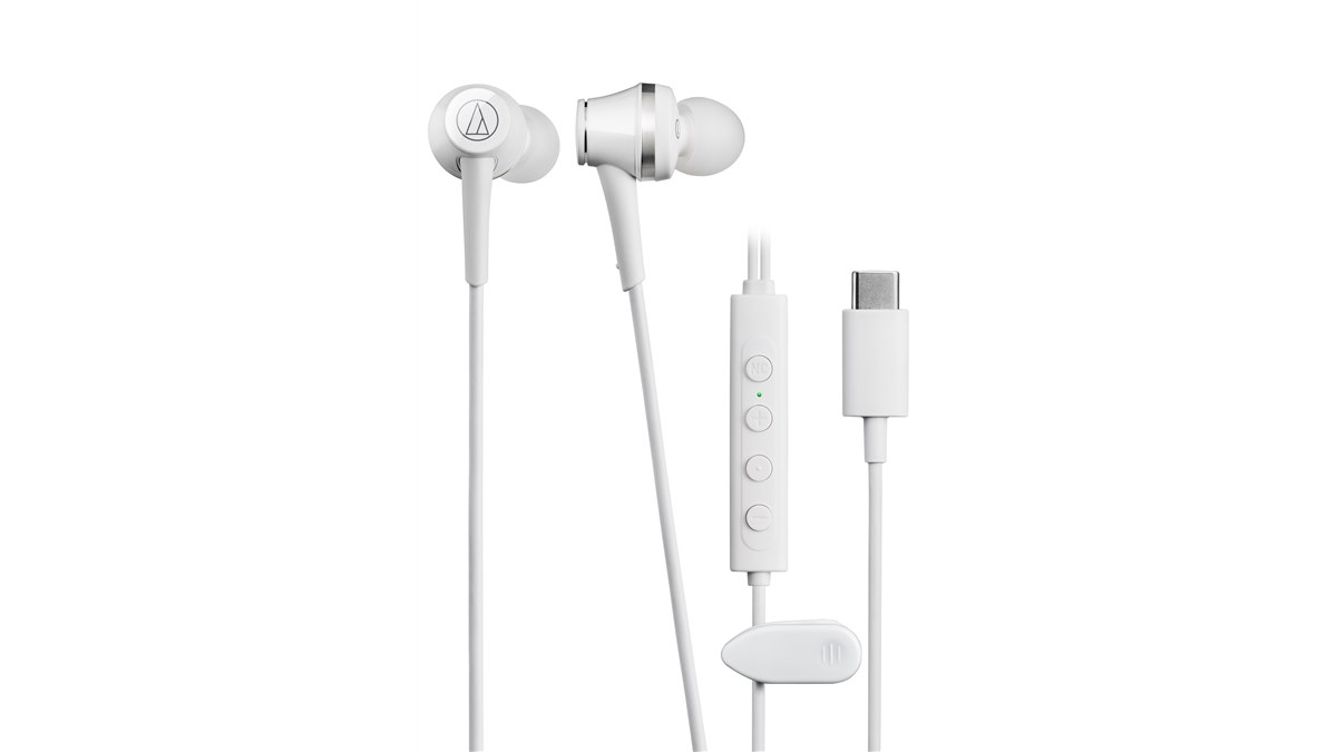 オーディオテクニカ、USB Type-C用イヤホン「ATH-CKD7NC」に新色