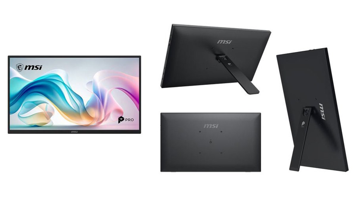 MSI、1/4インチカメラネジを採用した15.6型モバイルモニター「PRO