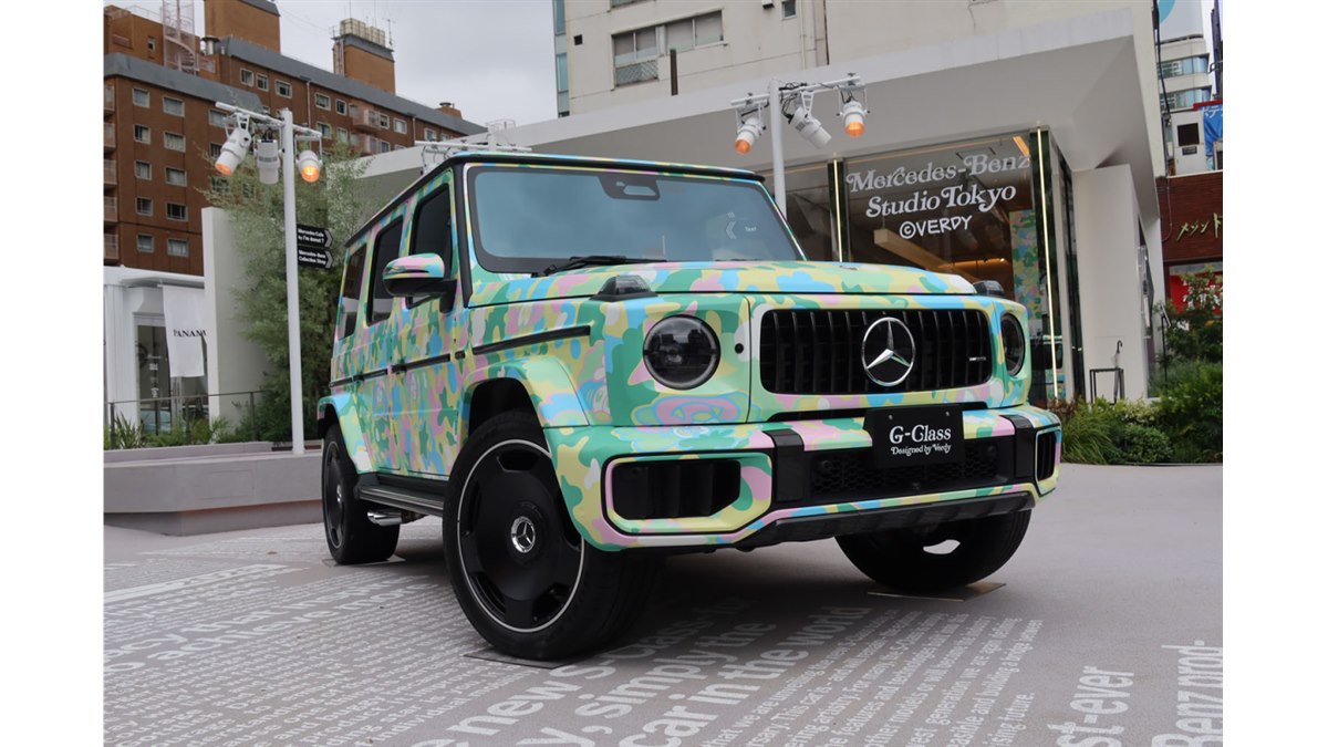 メルセデスがアートプロジェクト「VERDY meets Mercedes-Benz STUDIO