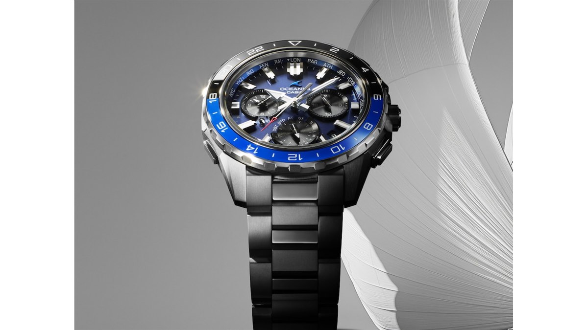 カシオ、世界各都市の時刻を一度に把握できるOCEANUS「OCW-P3000